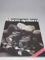 Canon F1 A-1 FD Makro Macro Prospekt Katalog Broschüre