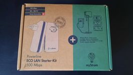 MyStrom ECO LAN Starter-Kit, Powerline, 500 Mbps
