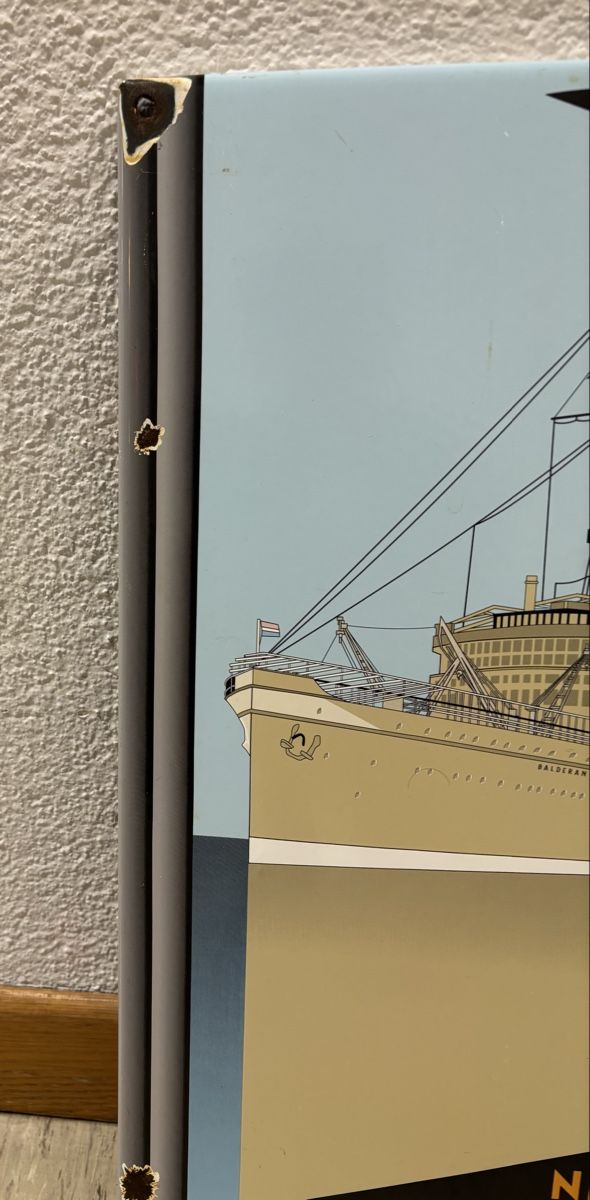 Ecriteaux: Emailschild Rotterdamsche Lloyd – D'occasion à Thun par Lagoontrap 1