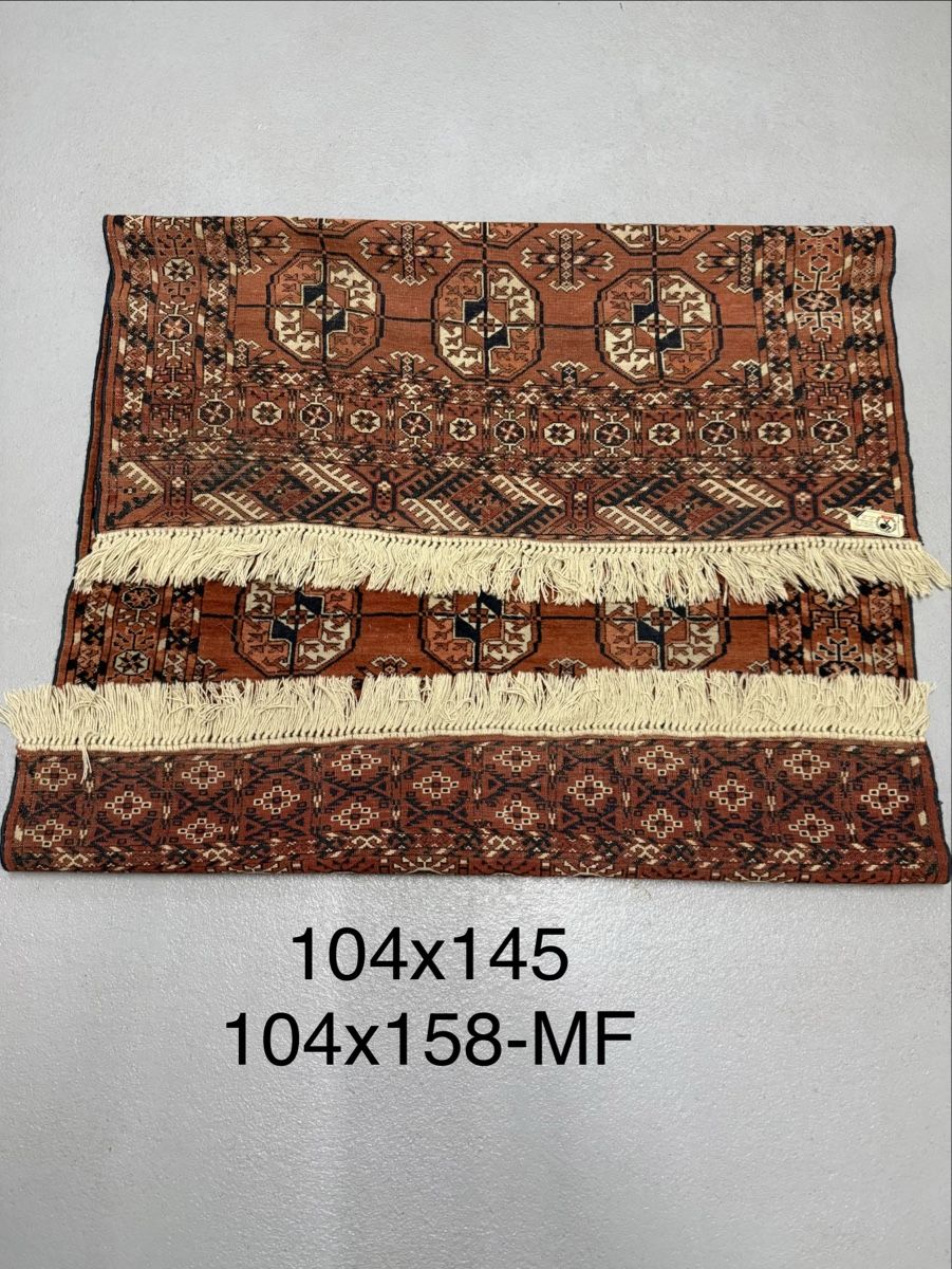 Teppiche: Echter Orientteppich,104x145 Handarbeit aus Buchara – Gebraucht aus Büron von Filadefia-888 3