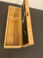 Weingeschenkbox aus Holz mit Zubehör, ca. 36 x 11 x 11 cm