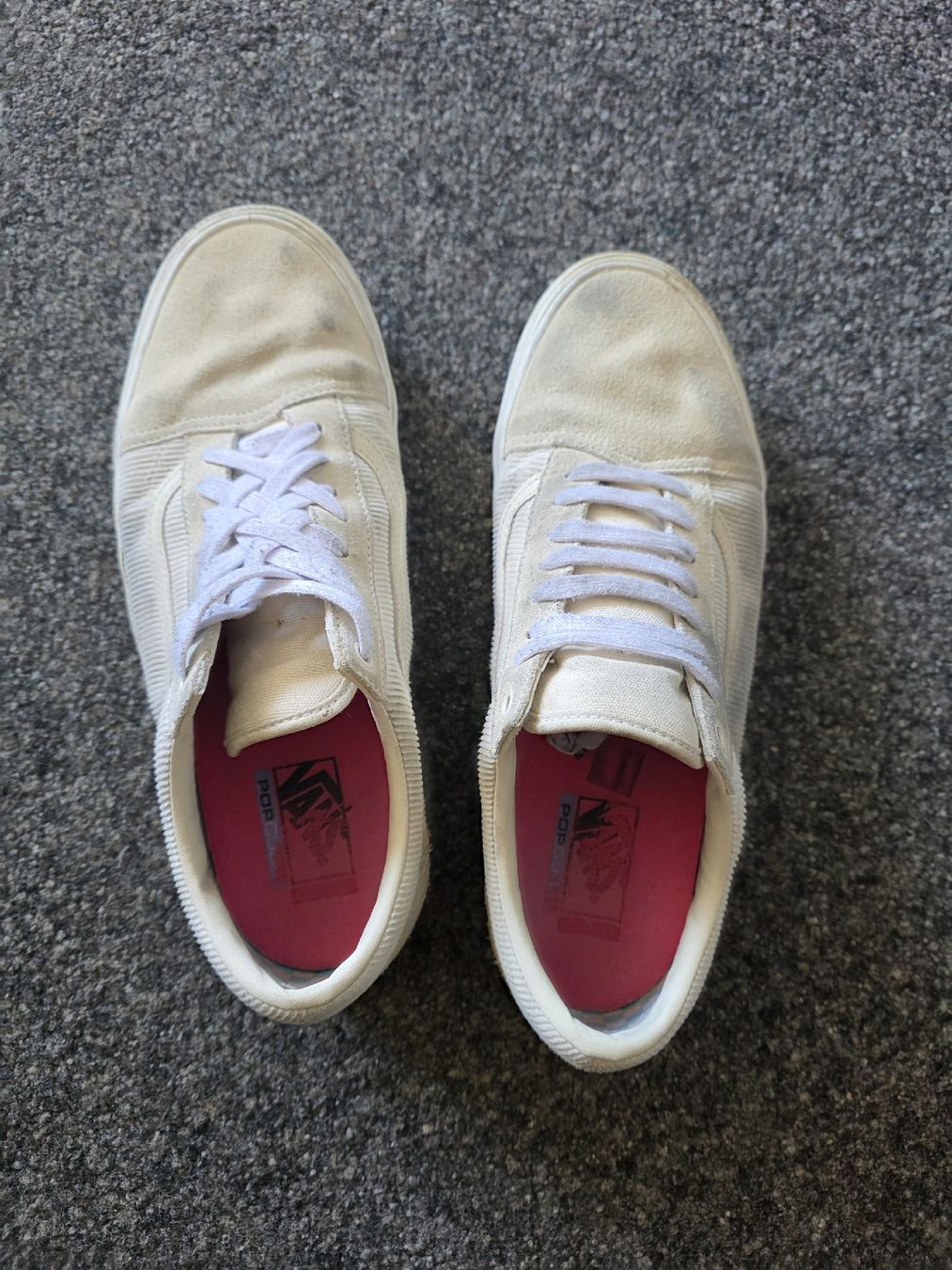 Vans Scarpe da uomo: Vans Old Skool Schuhe Grösse 46 cremefarb Pop Cush – Usato da Heiden venduto da Kuba.D 2