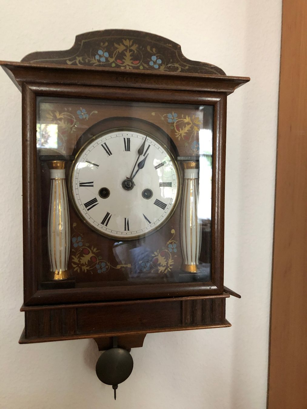 Orologi: Schwarzwälder Biedermeieruhr ca. 1890 – Usato da Basel venduto da leena01 4