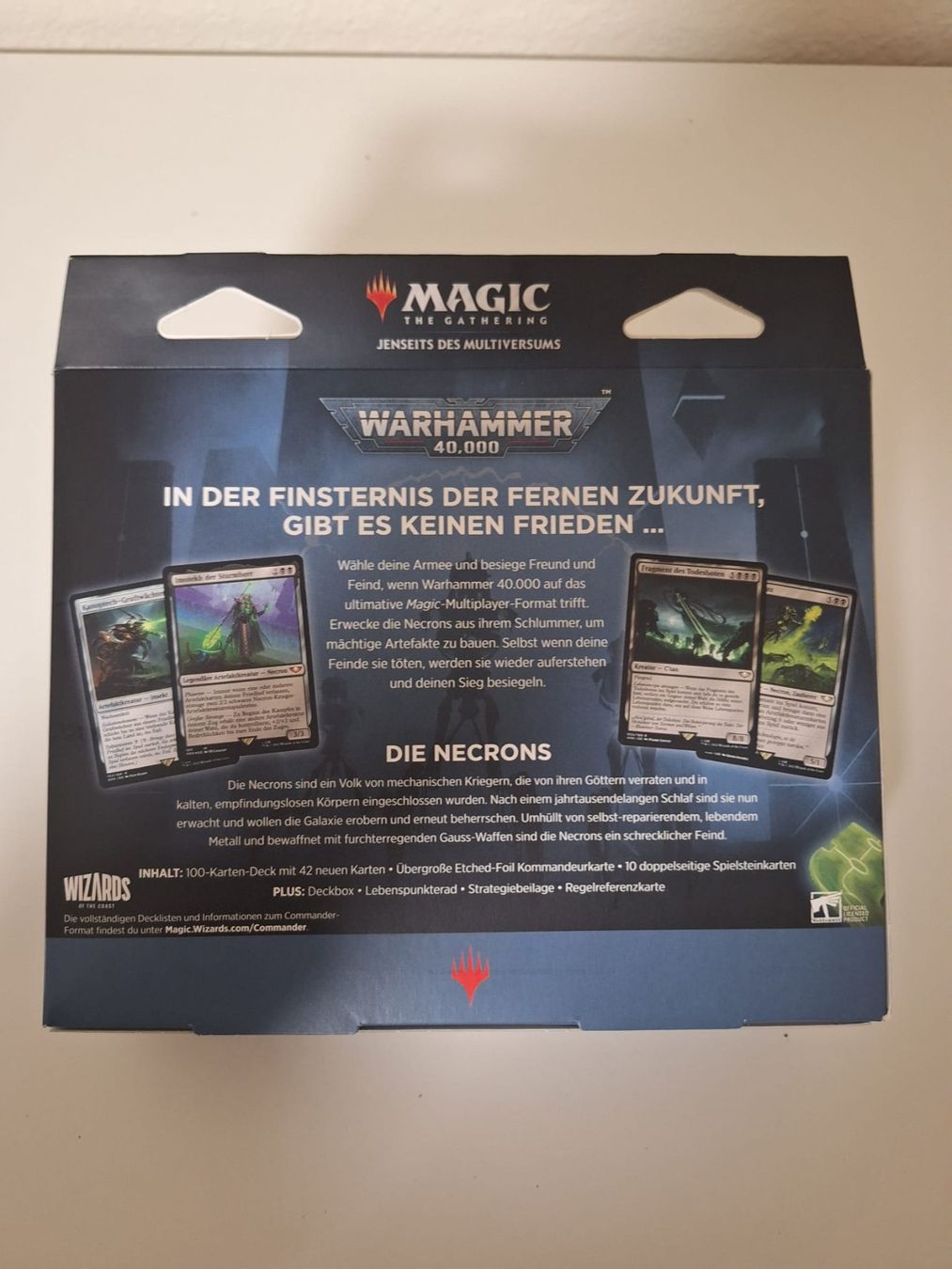 Magic The Gathering Carte collezionabili: MtG - Warhammer 40K Commander Deck: Necron Dynasties | DE – Nuovo e nell'imballaggio originale da Horw venduto da Starblind 1