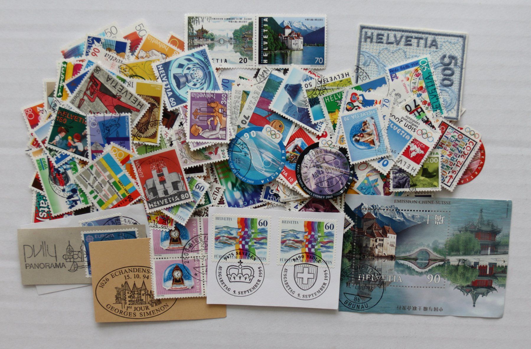 Tutti i francobolli: Briefmarken CH 1991-2000 – Usato da Oberentfelden venduto da lakipul 3