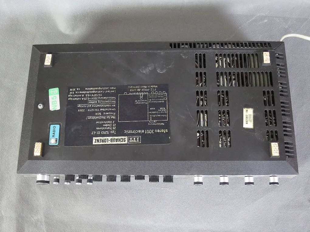 Schaub Lorenz Radio: Schaub-Lorenz Radio, stereo 3001 electronic – Usato da Zürich venduto da 1.Simon 3