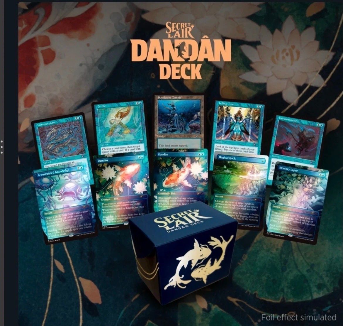 Magic The Gathering Carte collezionabili: MTG Secret Lair Dandan Deck - Magic the Gathering – Nuovo e nell'imballaggio originale da Wallisellen venduto da Eneaorik