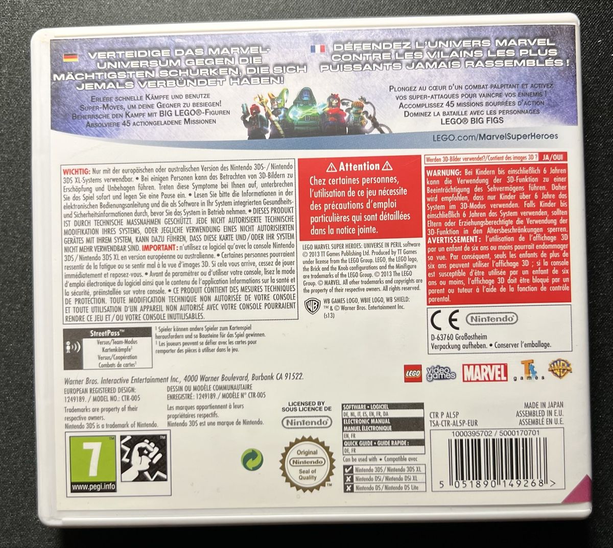 Giochi: Lego Marvel 3DS – Usato da Grandevent venduto da David28313 2
