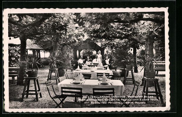 Cartoline postali: Vallamand-Dessous, Restaurant du Lac Mar – Usato da Berlin venduto da bartko-reher