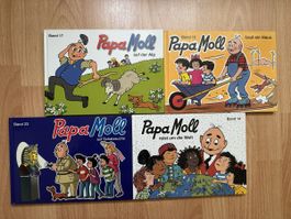 4 Papa Moll Bücher, 1.Auflagen, Top Zustand