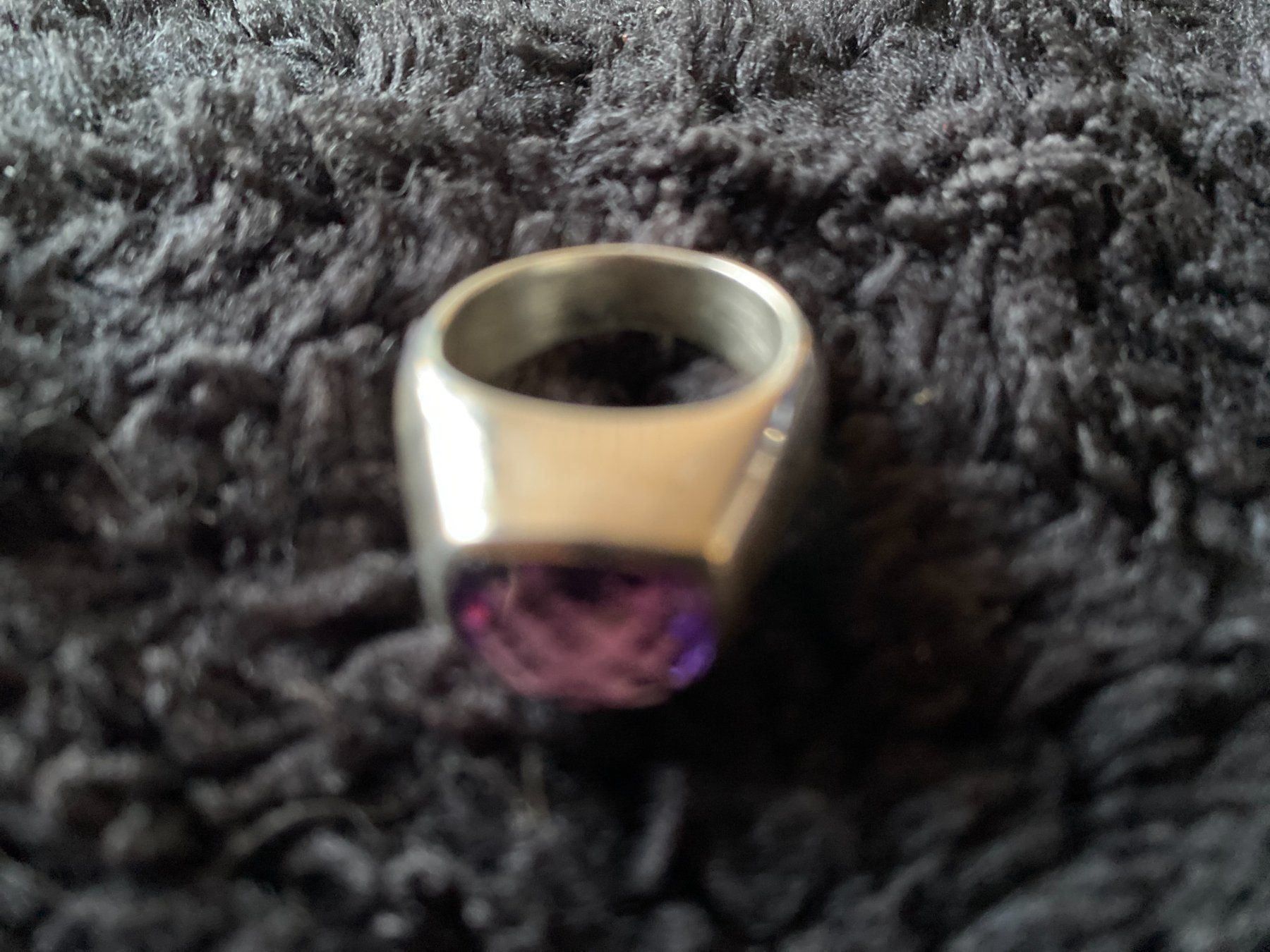 Anelli: Ring Silber/Amethyst, Durchm.52, (6) – Nuovo (secondo la descrizione) da Muri b. Bern venduto da Silberqualle 2