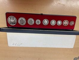 Original Münzsatz 1974 Polierte Platte Auflage 2400 Stück