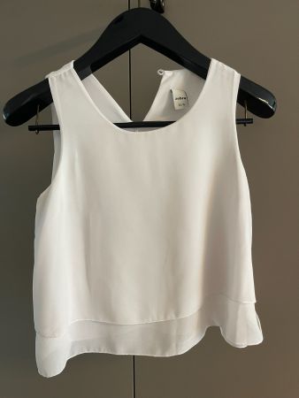 Weisses Top, Grösse XS/S