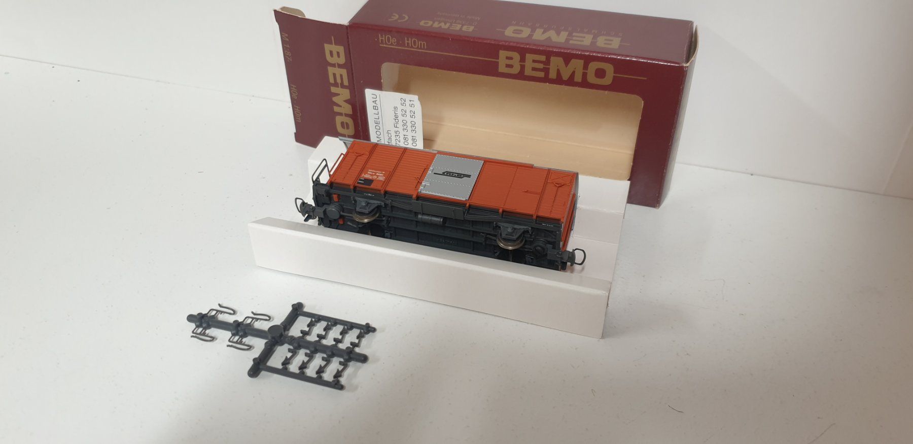 Bemo Modelleisenbahnen: Bemo RhB  Kabelbauwagen XK 2256 191 – Neu (gemäss Beschreibung) aus Neuenhof von ludovicco 2