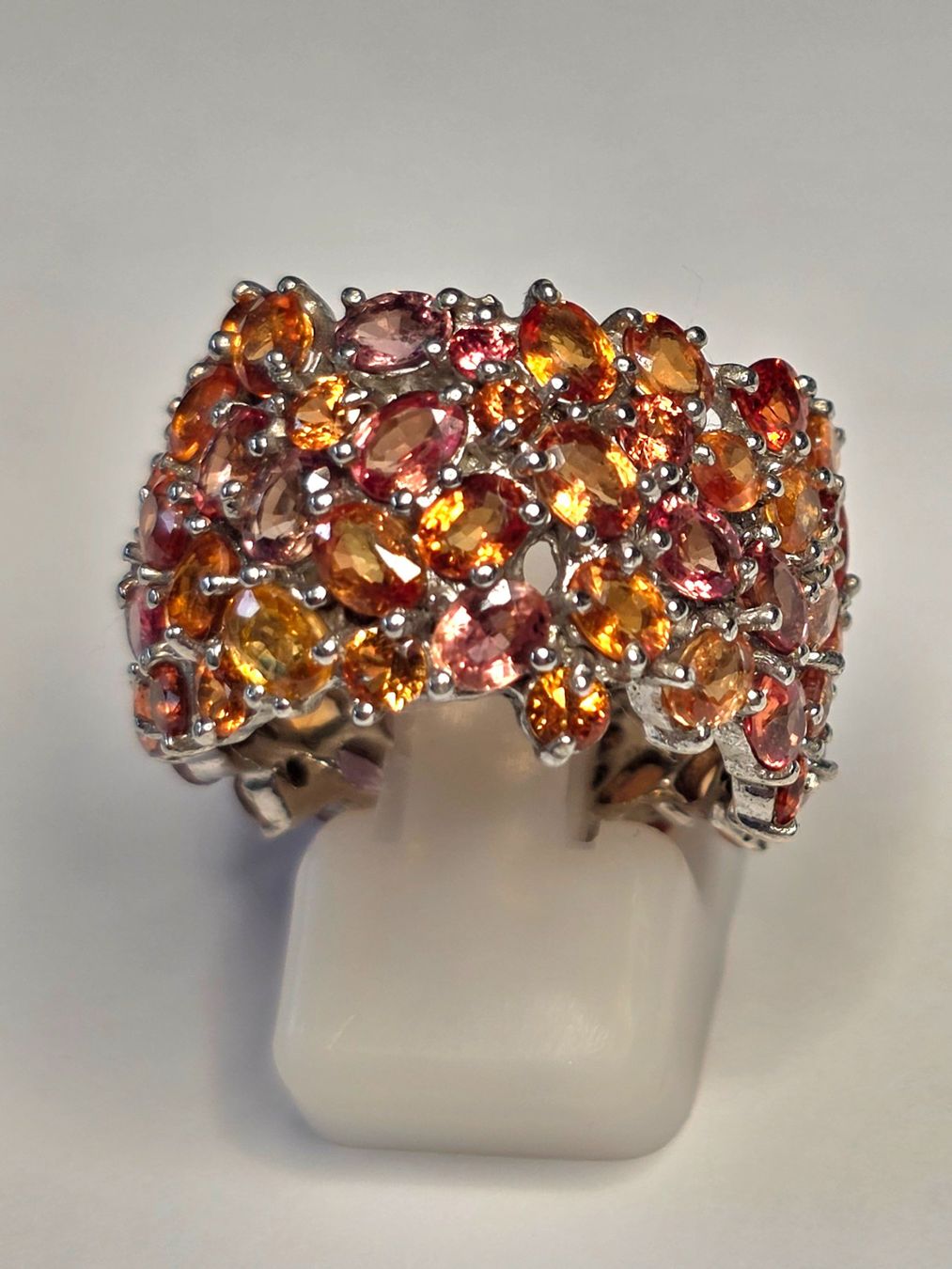 Anelli: Safire gel-orange Eternity Ring – Nuovo (secondo la descrizione) da Zürich venduto da adriben 9