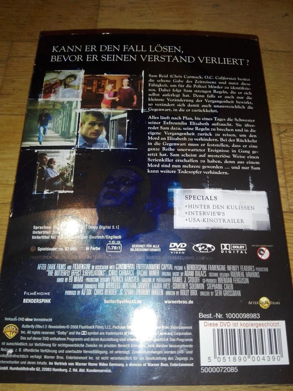 Tous les DVDs: Butterfly Effect   (1-3)      -Trilogie- – D'occasion à St.Gallen par elk2023 4