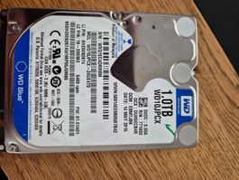 WD 1TB 2.5" SATA HDD – getestet – SMART Gut
