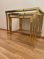 Set aus 3 neuwertigen franz. Beistelltischen Mid-Century