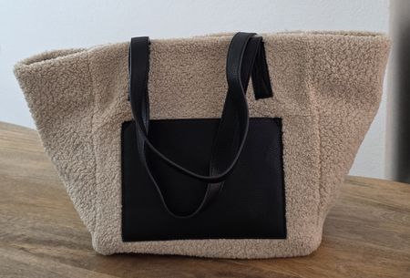 Tasche Schopper  Lammfellimitat beige   neuwertig