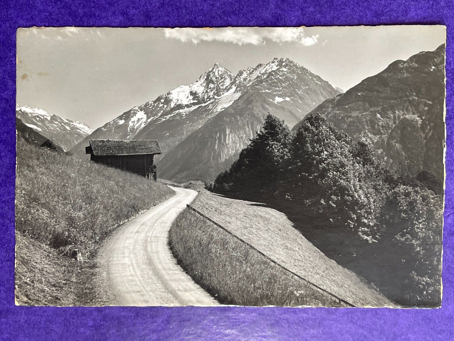 Ansichtskarten: Brünig-Hasliberg - Strasse - 1947 – Gebraucht aus Steg VS von danwer74