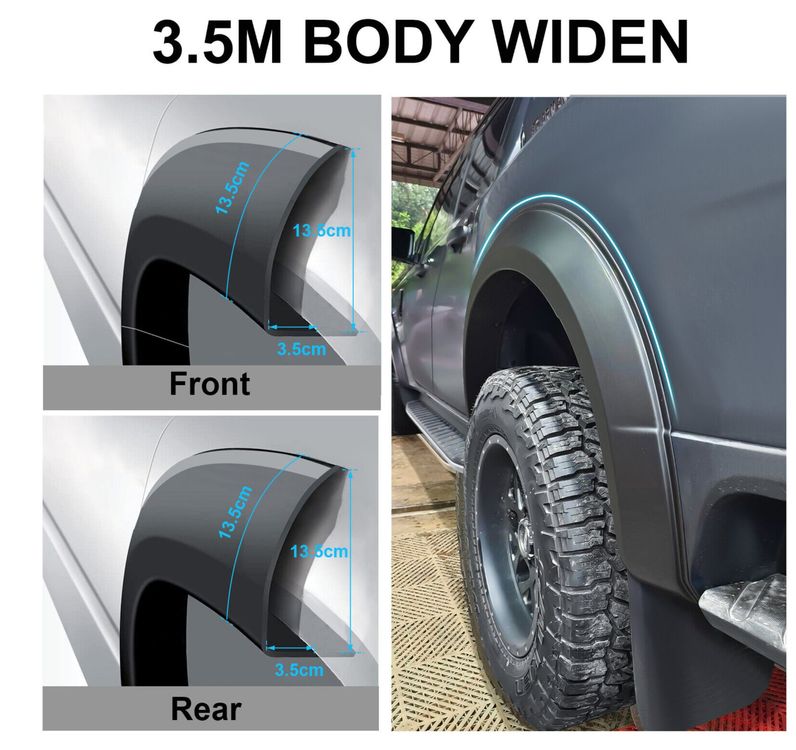 FORD Ranger T9 2023 + Fender Flares with ABE TÜV