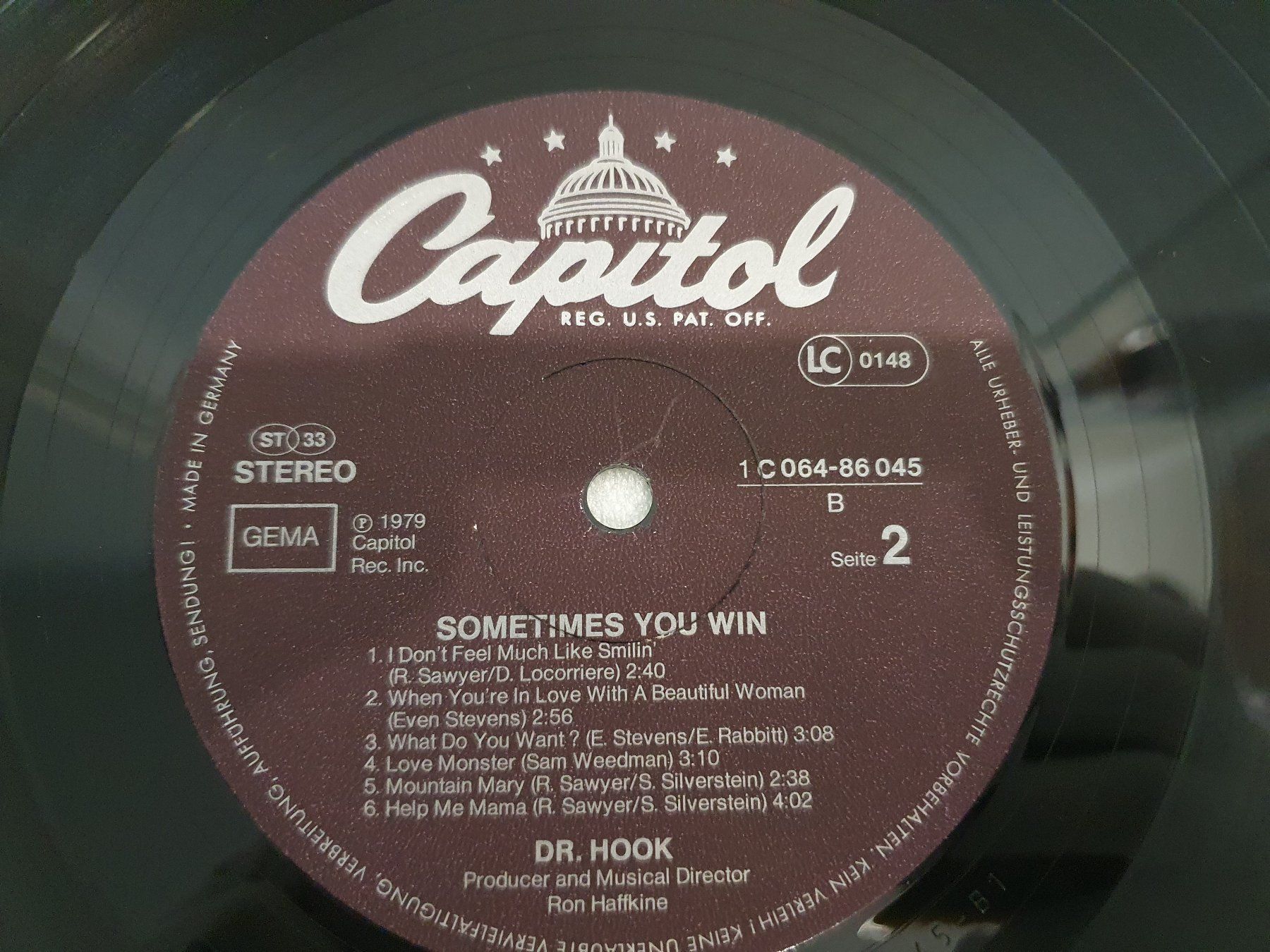 Dischi in vinile: Dr. Hook – Sometimes You Win – Usato da Uster venduto da Vinyl-Leidenschaft 7