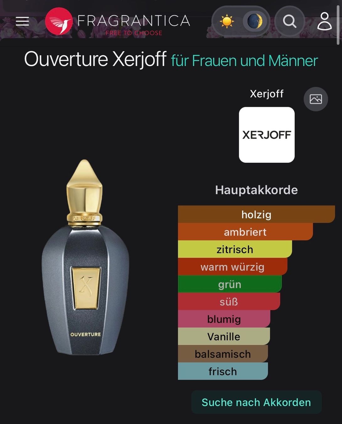 Xerjoff Profumi & Eau de Toilette: Xerjoff Ouverture EDP 2ML Abfüllung – Usato da Zürich venduto da deruja 6