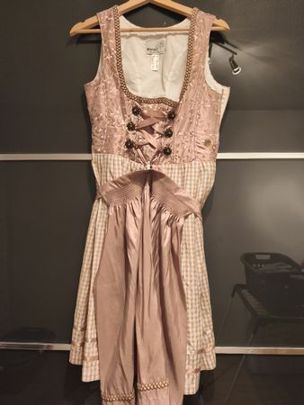 Rosa Dirndl Marjo Trachten Gr. 36 mit Blusen - Top Zustand