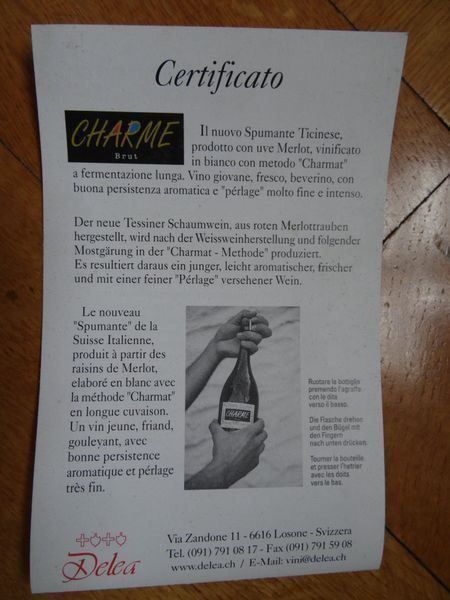 Vino: Delea Charme Brut mit Metallbox von 2000 – Nuovo (secondo la descrizione) da Basel venduto da Cambes 8