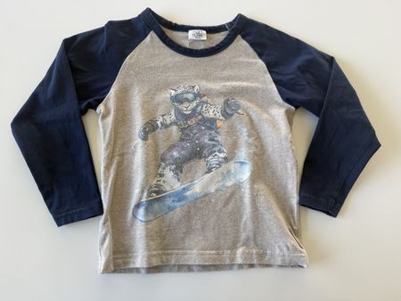 Langarmshirt Hust and Claire  Snowboard Print Gr.110