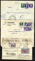1913 - 1942 Italien 3x Zensur-Brief