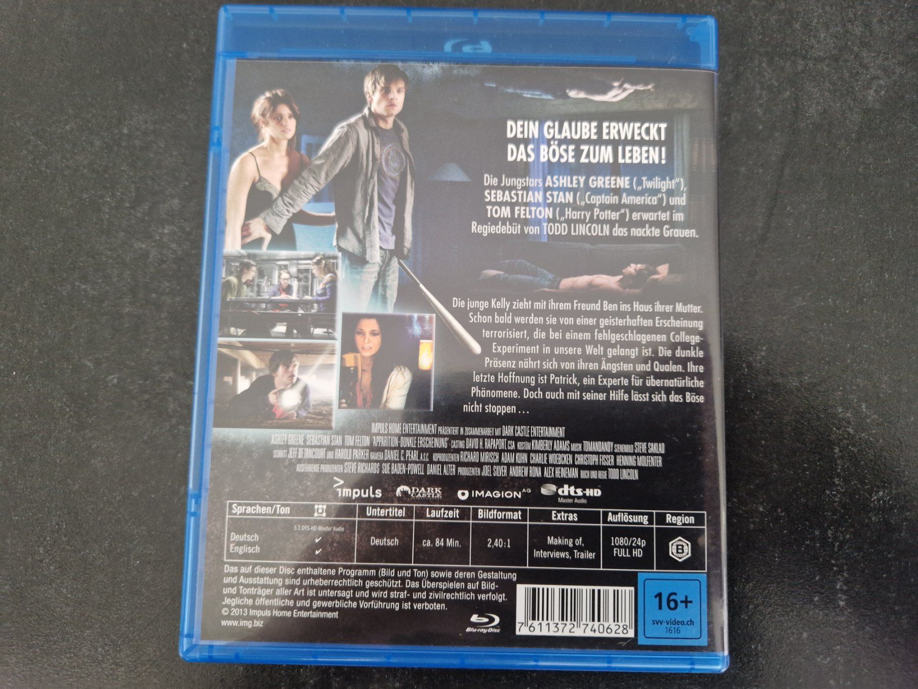 Tutti i DVDs: Apparition Blu-Ray Topzustand – Usato da Buchs SG venduto da Herc01 2
