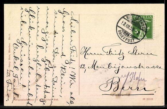 Cartes postales: AK Biel, Pavillon Felseck – D'occasion à Berlin par bartko-reher 1