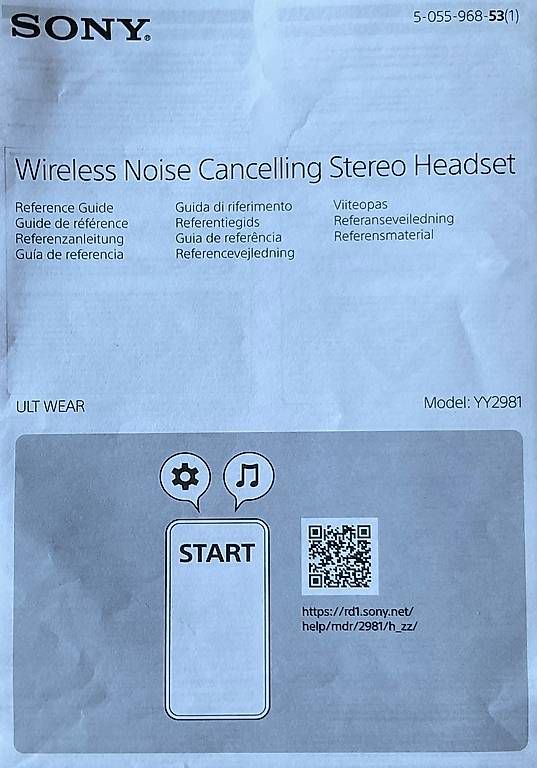 Kopfhörer: Sony Stereo Kopfhörer - Bluetooth-Verbindung – Gebraucht aus Spiegel b. Bern von Gerber100 1