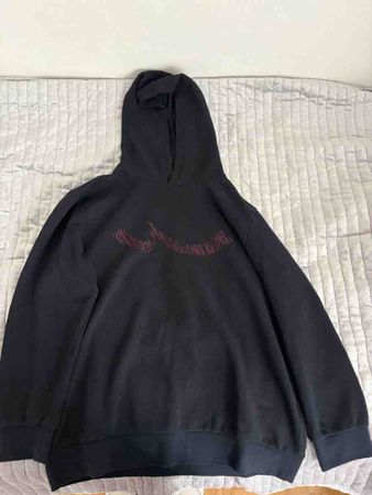 Sweat à capuche unisexe noir, taille XS, état neuf