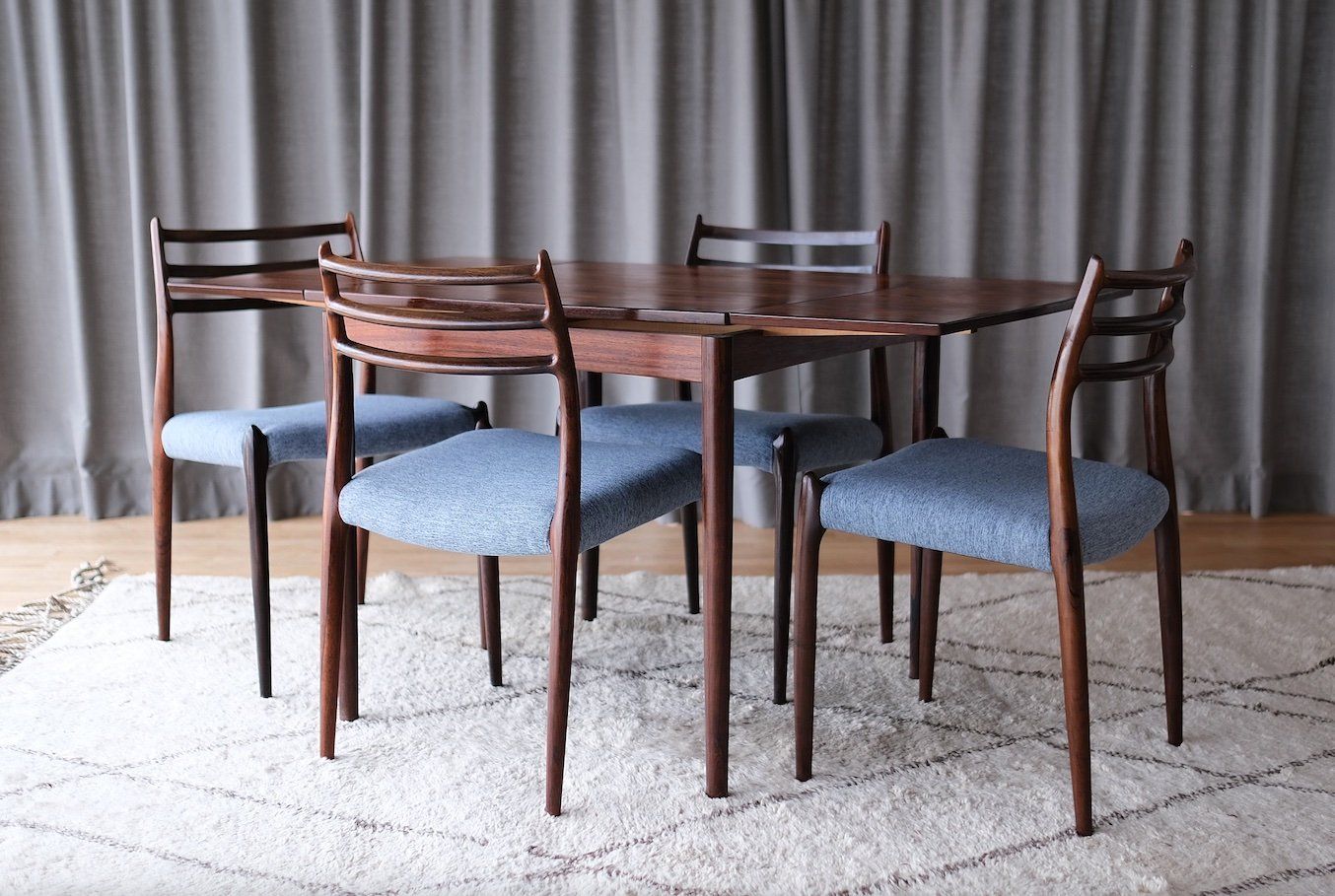 Stühle: 4 Niels Møller Chairs Model 78 Palisander – Gebraucht aus Bern von Zmodern_VIN 8