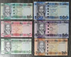 Soudan 1,5,10,20,50,100 Pounds UNC