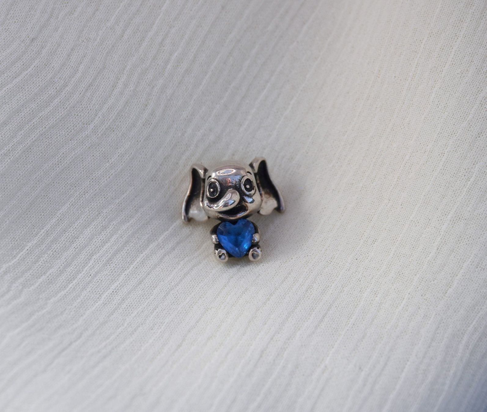 Ciondoli: Charm "Elefant mit blauem Stein" zu Pandora S925 – Nuovo (secondo la descrizione) da Niederbüren venduto da Fidi5