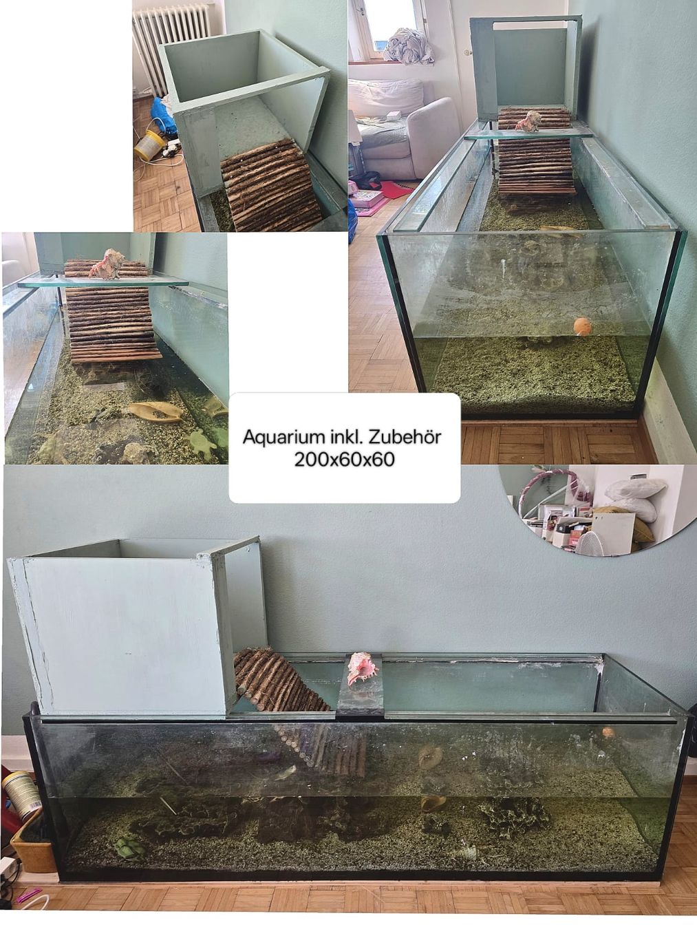 Acquari: Used Aquarium - 200x60x60cm – Usato da Zürich venduto da jjr_62ng