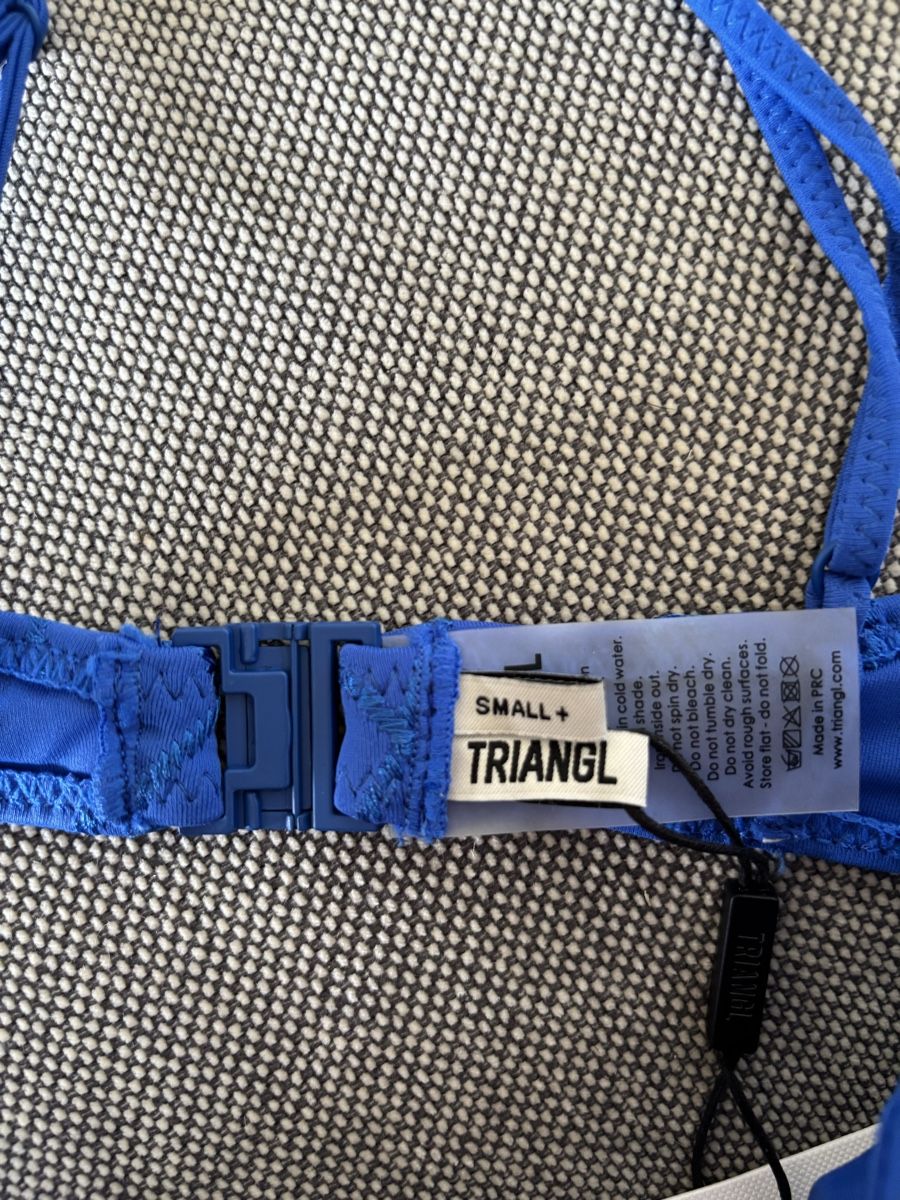 Badekleider & Bikinis: Triangl Blue Balconette Bikini Set Mala – Neu und originalverpackt aus Winkel von Zimtguetzli 3