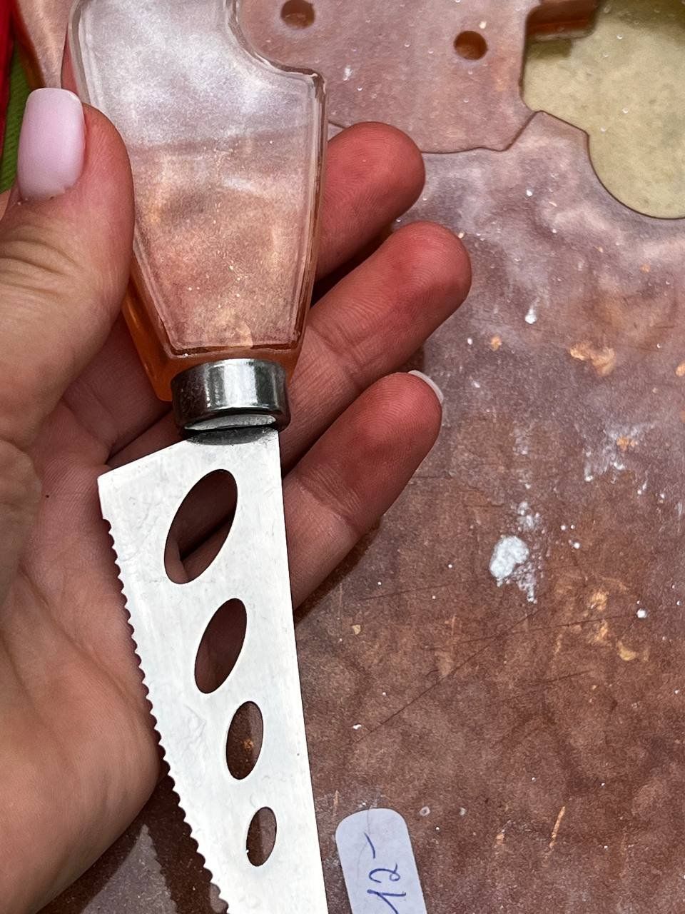 Coltelli da cucina: Brett mit Messer selbstgemacht – Nuovo e nell'imballaggio originale da Riehen venduto da edu_92w7 2