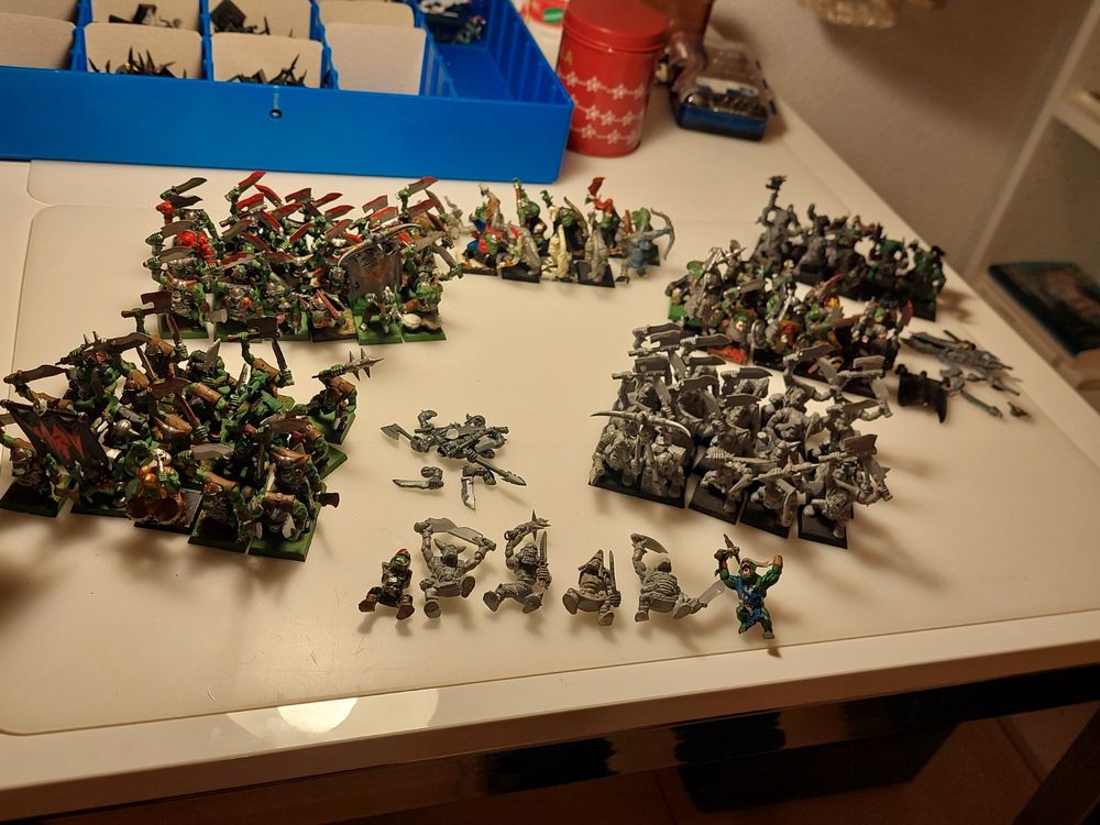 Warhammer 40k Space Crusade – Figs Space Orks, Goblins, Androids (Occasion, Non Montées)