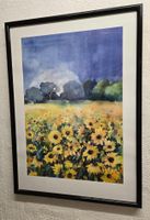 Sonnenblumen Bild, gerahmt 53x73cm, Sommerfeeling 🌻🌞?