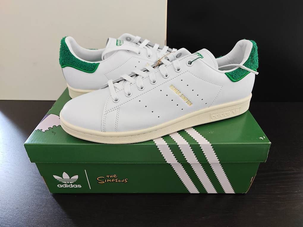 Adidas Scarpe da uomo: Adidas Stan Smith Homer Simpson Special Edition  US12 – Nuovo e nell'imballaggio originale da Horgen venduto da GrndMstrPhil 1