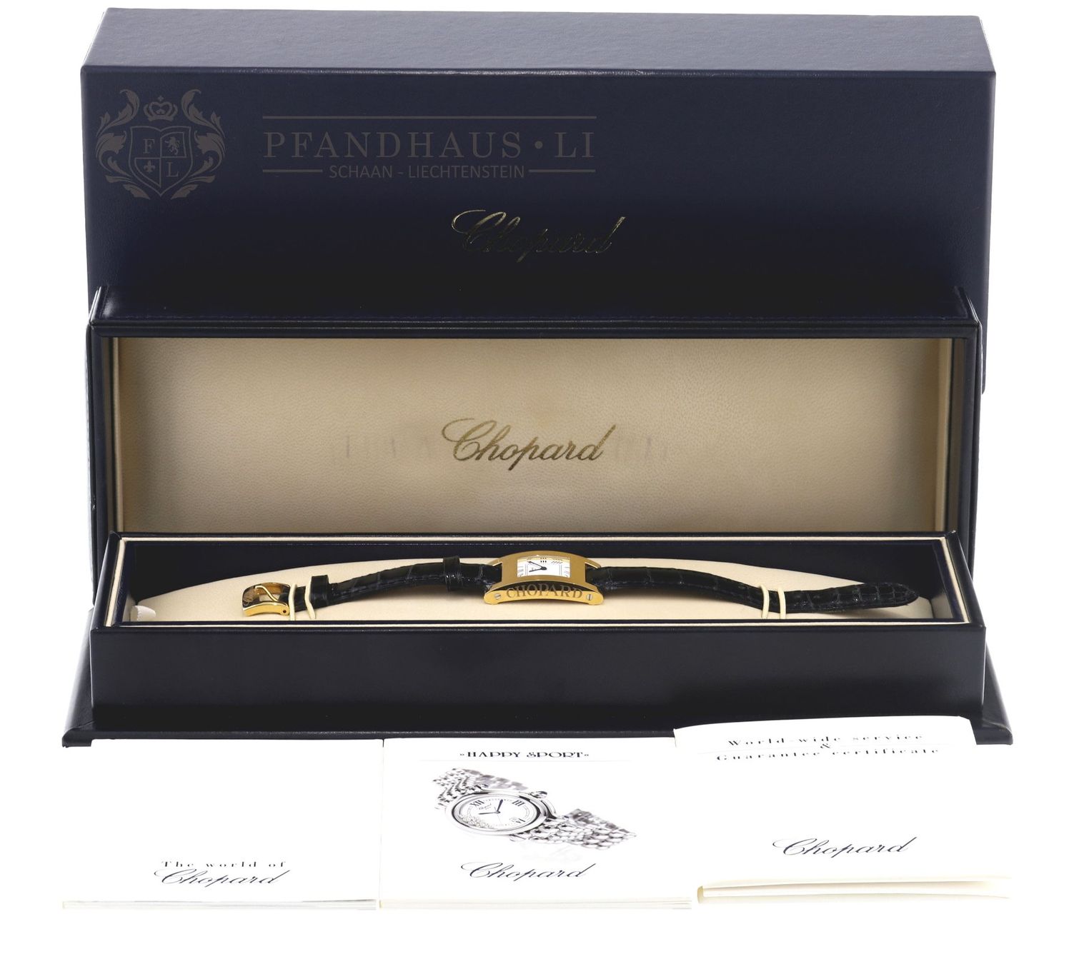 Chopard Uhren: CHOPARD TANK CLASSIC REF 12/705 18 KARAT GOLD – Gebraucht aus Schaan von Pfandhaus-LI 8