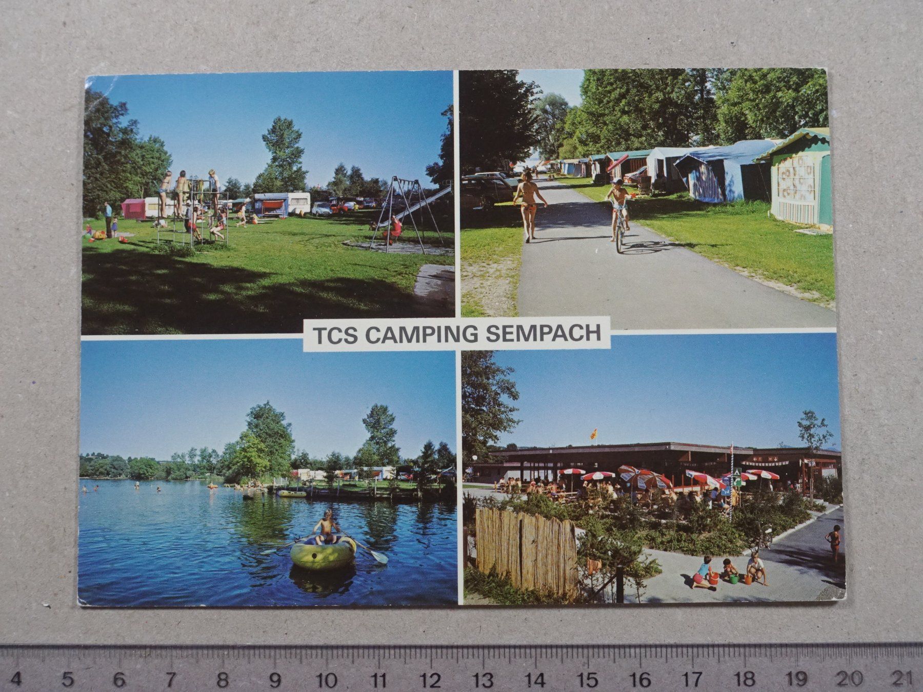 Ansichtskarten: Sempach, TCS Camping, 1978 – Gebraucht aus Lenzburg von fh1