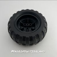 Lego Technik schwarzes Rad Felge 9398 / 6005203 / 6005202
