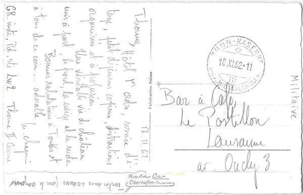 Cartes postales: Thun 4 Bilder mit Dampfschiff – D'occasion à Olten par clotaldi 1