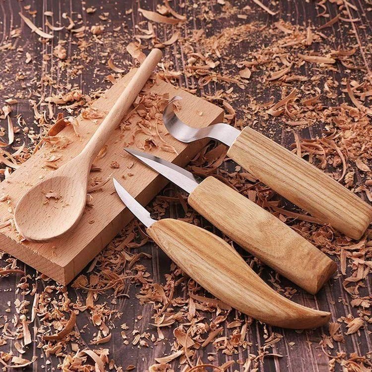Alle Werkzeuge: 🐭 NEU Schnitzmesser Stechbeitel Set 5-Teilig – Neu und originalverpackt aus Wittenbach von ChinaSeidenstrasse