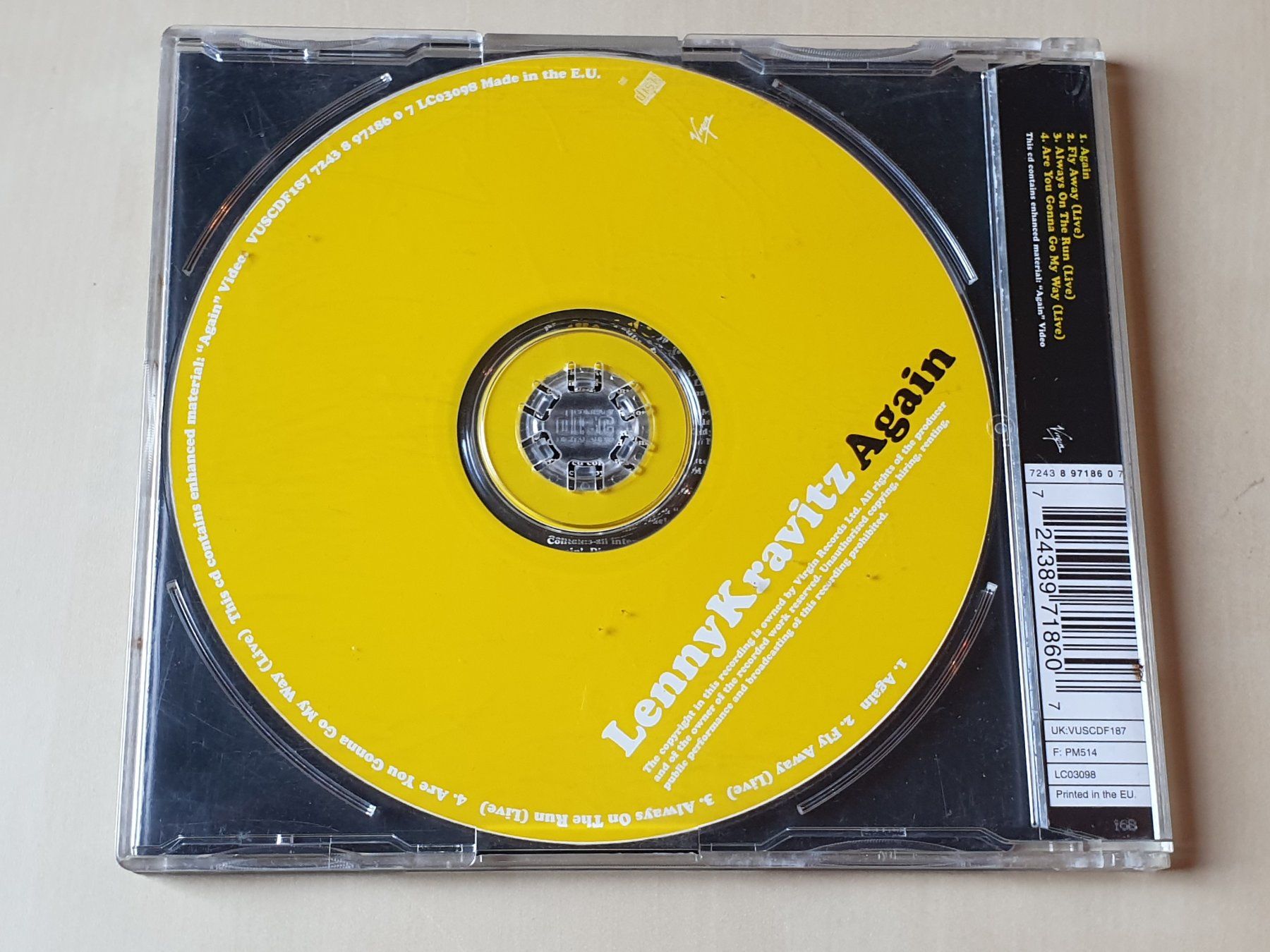 CD: Lenny Kravitz Again – Usato da Stansstad venduto da collectorsshop 1